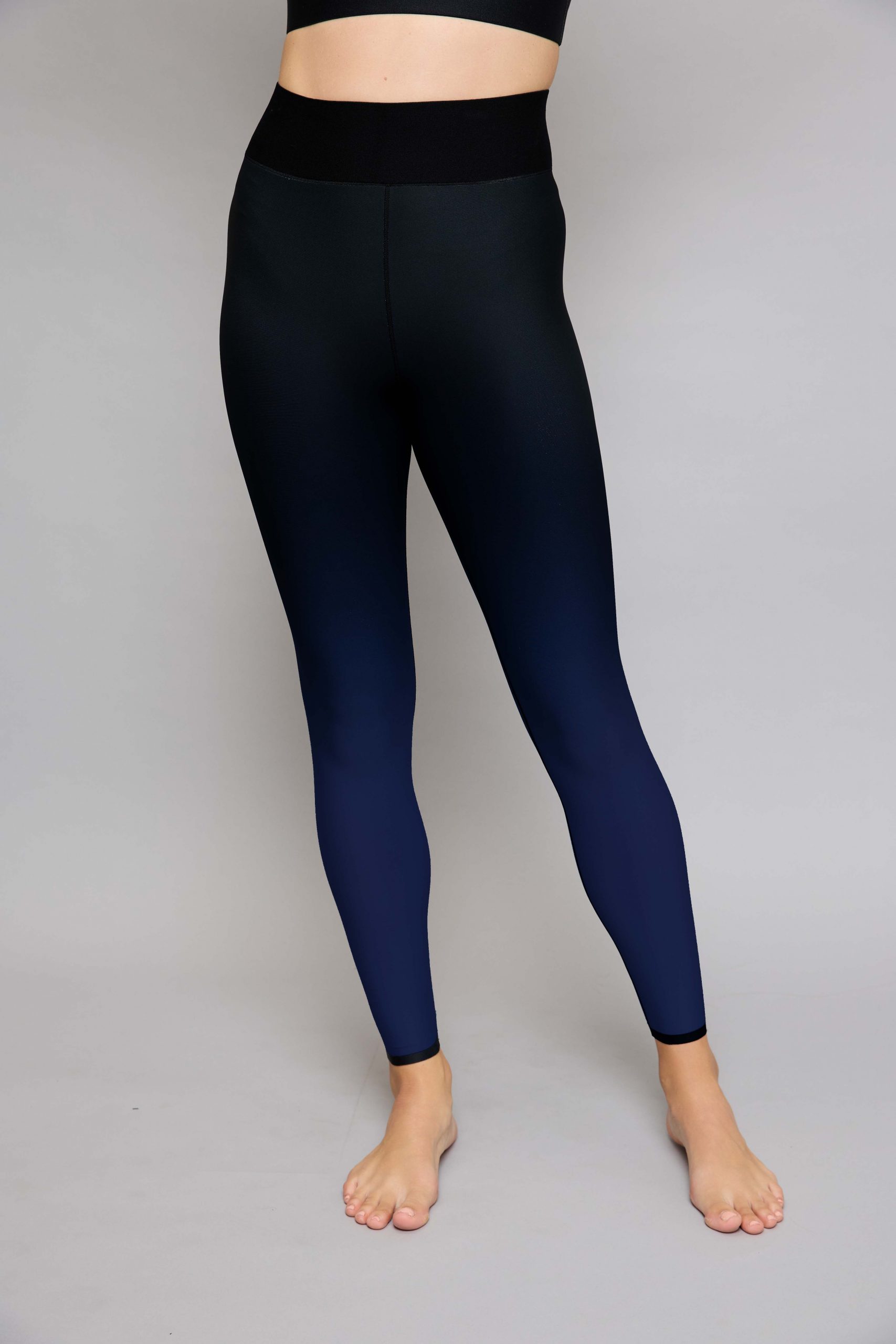 Legging Deslavado con Resorte Negro - Ultracor - Talla S