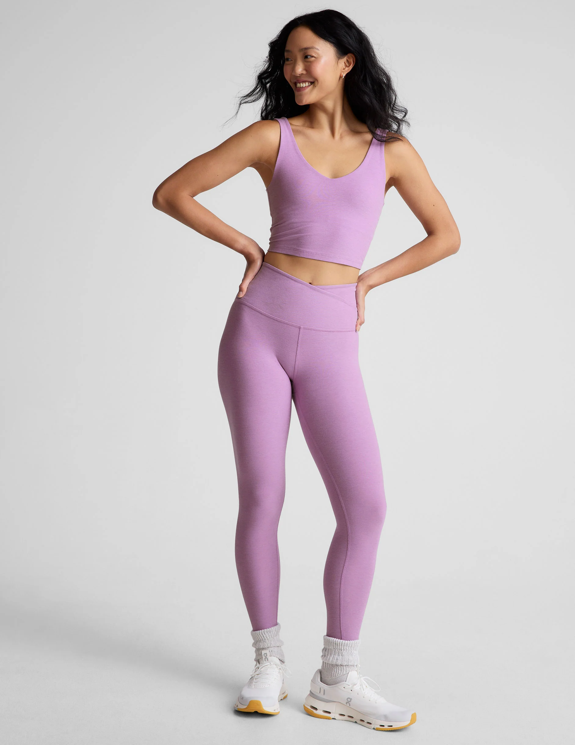 Legging Lila Liso – Beyond Yoga - Talla XS